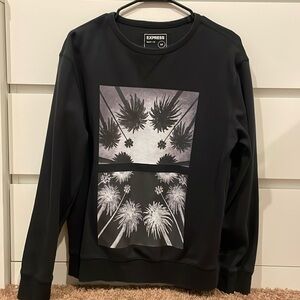 Palm Tree Crew Neck Sweater